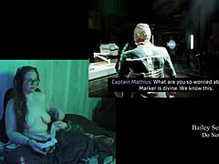Gamer Strips During Game