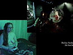 Gamer Strips During Game