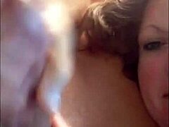 Kinky wife dominates with bold private pleasure