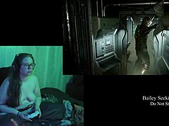 Gamer Strips During Game