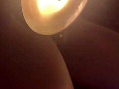 Curvy Brunette's Wild Wax Passion