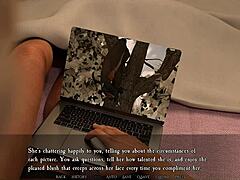 3d anime tempts with step-cousin