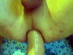 Smooth Twink Fucks Himself With Big Dildo