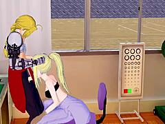 Koikatsu Edward Winry’s Quick Anime Handjob Scene