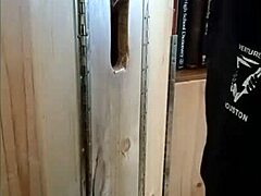 Straight Guy Hard at Gloryhole