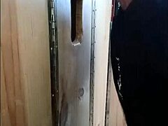Straight Guy Hard at Gloryhole