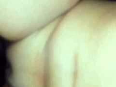 Colombian amateur fucked hard after work at home