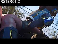Overwatch Anime Action Bursts Free