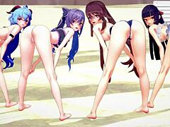 Dive into Liyue's Enchanting MMD Scene