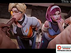 3D DVA fantasy with stunning curves