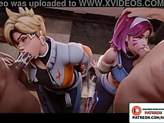 3D DVA fantasy with stunning curves