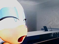 Animated Guard Tempts Rouge Boldly