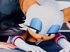 Animated Guard Tempts Rouge Boldly