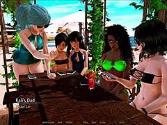harem hotel anime gameplay