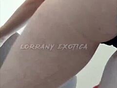 Albina’s Bold Solo Anal Display