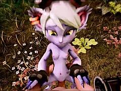 yordles in stunning intense action