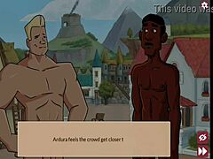 Big-boobed orc in brothel fun