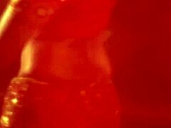 brunette dancer's enticing solo display