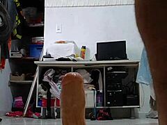 Indulging with 12-Inch Dildo Fantasy