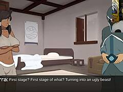 Korra’s fantasy transformation unfolds