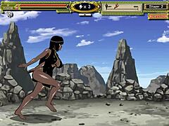 kung fu girl’s bound anime monster tease