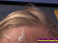 blonde's intimate oral in pov