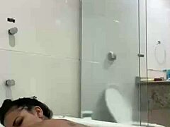 Bia’s Slick Self-Pleasure in Tub