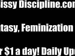 Crossdresser Femdom Commands Intense Control