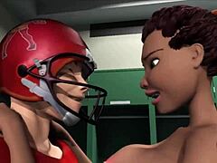 3D adult video with chest play
