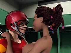 3D adult video with chest play