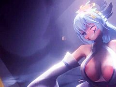 Aqua's Daring Fantasy Scene