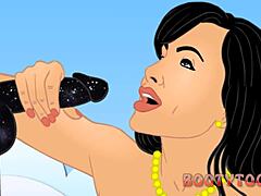 curves collide in animated clash