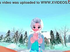 elsa's xmas hentai pov thrill awaits