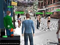 3d game blonde wild action