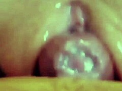 Blonde's Tight Embrace Soaked in Passion