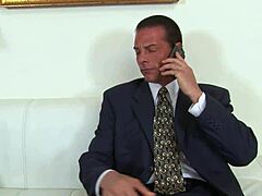 Hot asian slut becomes ultimate fantasy for big white cock. Her pussy drives wild cumshots in stockings!