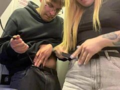 Blond gay gets kinky in airplane encounter