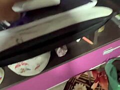 Latina’s subtle tease with stepdad’s huge cock