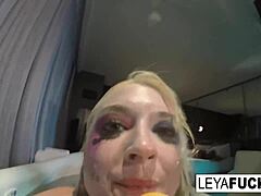 Leya Falcon's Sensual Solo Bath