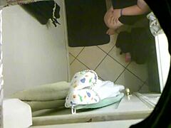Hidden cam catches friend’s wife exposed