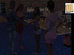 Blonde Stepmother's Homemade Game With Teen Wife