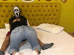 Masked Stranger's Steamy Halloween Treat