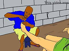 african solo twerking spotlight