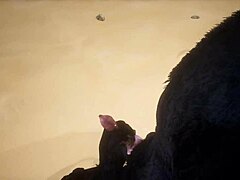 Gay Wolves in Wild Intimacy