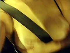 BIG TITS BRUNETTE BUS NAUGHTY