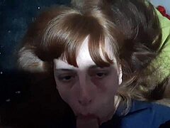 teen sucks stepbrother's huge cock raw