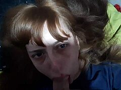teen sucks stepbrother's huge cock raw