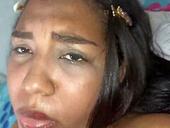 Craving a rough Colombian teen blowjob now
