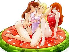 Hot Anime Girls in Epic Action
