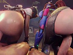 Kiriko's hot 3D animated collection